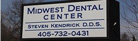 Midwest City Dental Center sign