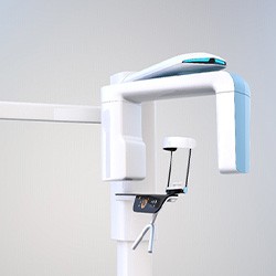 Shot of a CT scanner with the arm extended