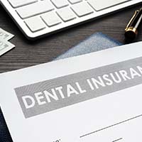 Dental insurance paperwork for the cost of dental emergencies in Midwest City